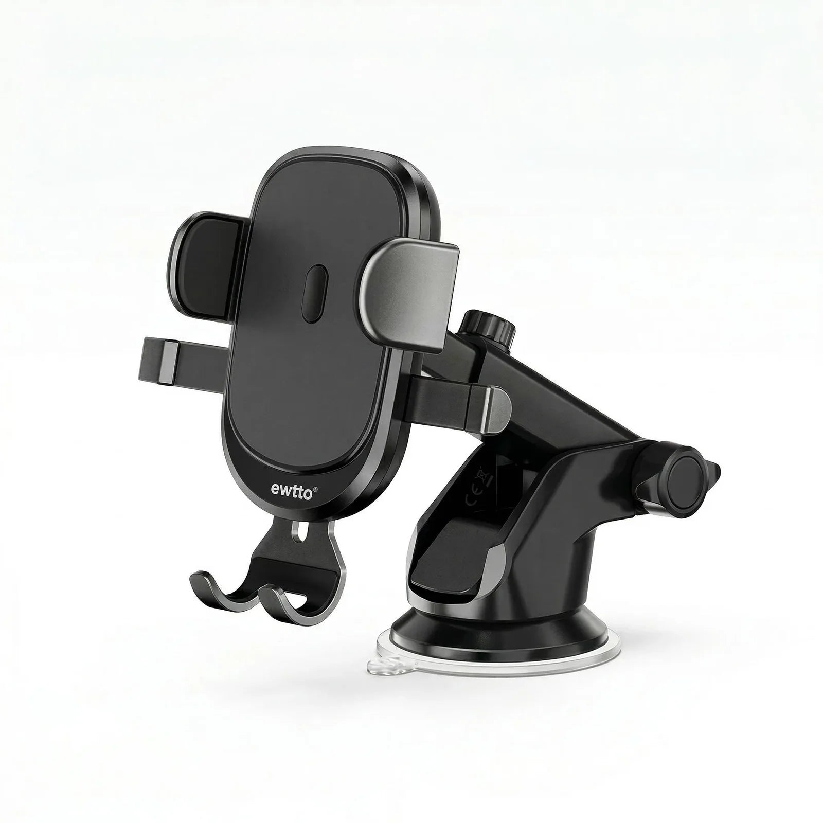 Soporte Ewtto Minimalista Mate 360° Ventosa para Auto y Mototaxi