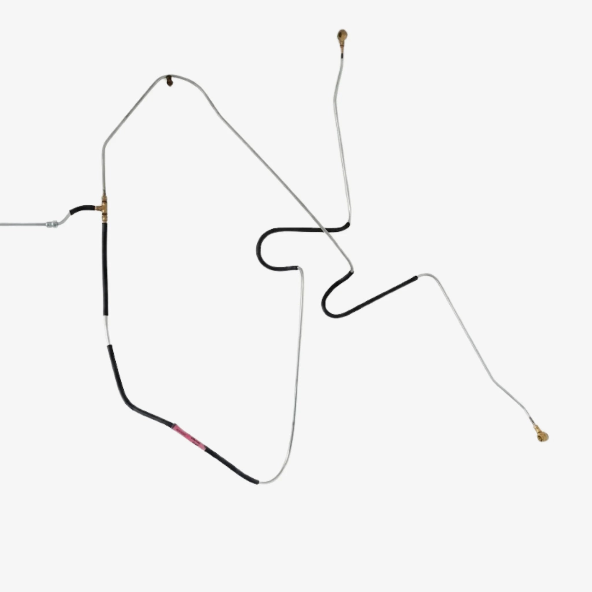 CAÑERIA DE FRENO GRANDE ORIGINAL 4T FL CROM Z | 2 OJOS