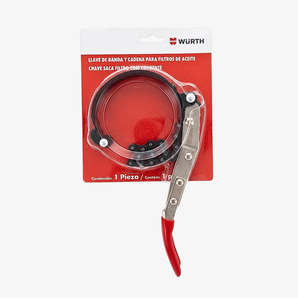 LLAVE DE BANDA Y CADENA PARA FILTROS DE ACEITE | WURTH