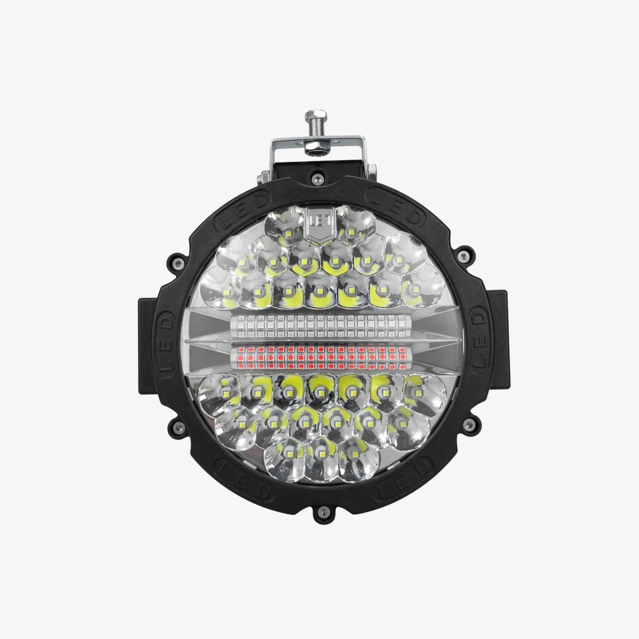 Faro Led201w Blanco Y Amarillo 7 Pulgadas