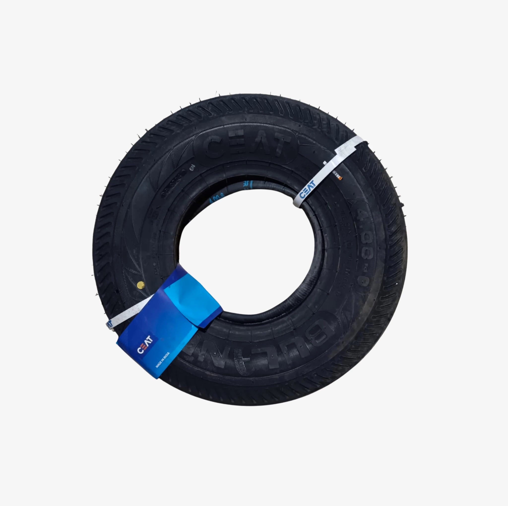 LLANTA + CAMARA CEAT 4.00-8 BULAND X3 | REFORZADA
