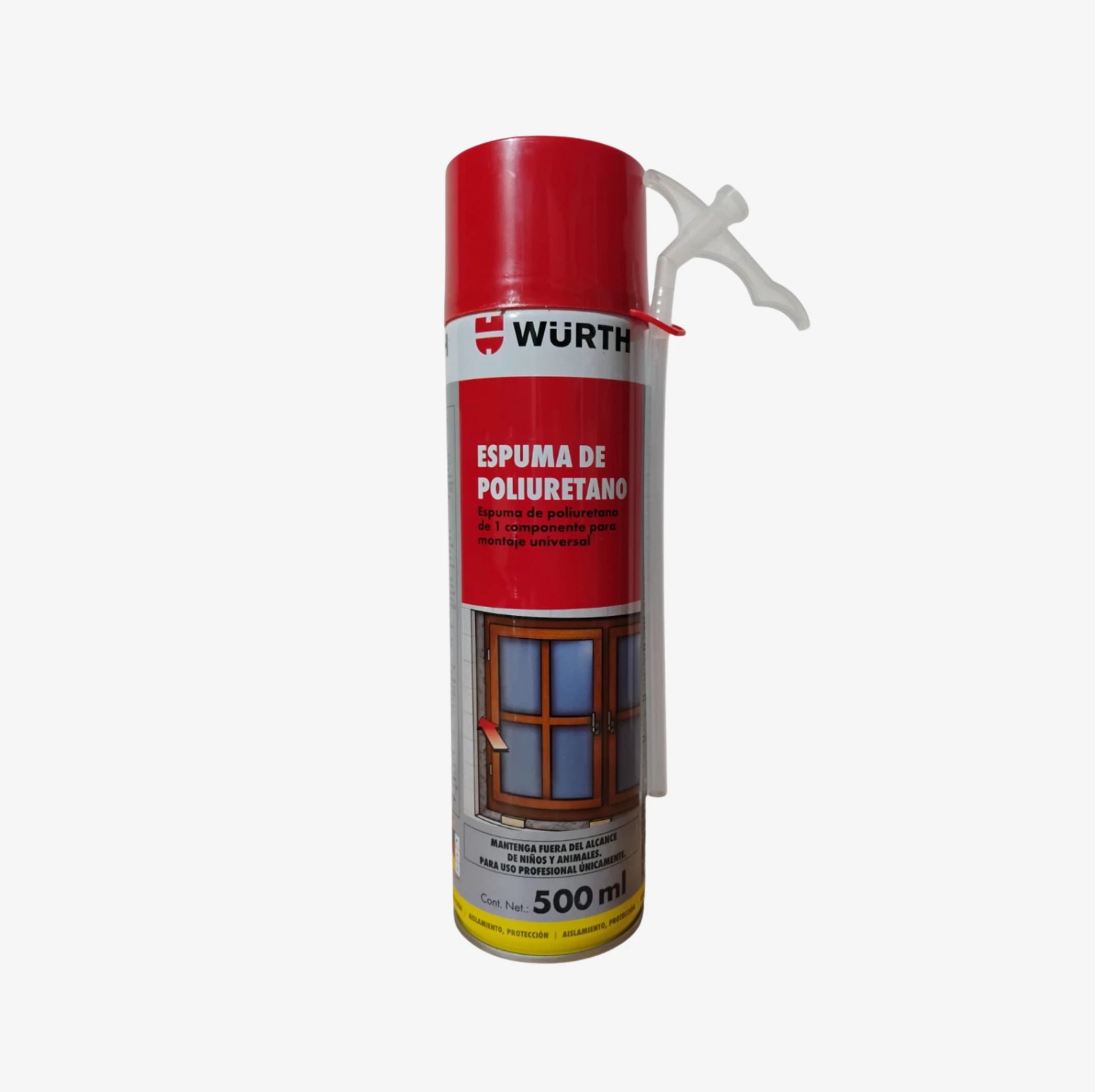 ESPUMA DE POLIURETANO WURTH 500ML