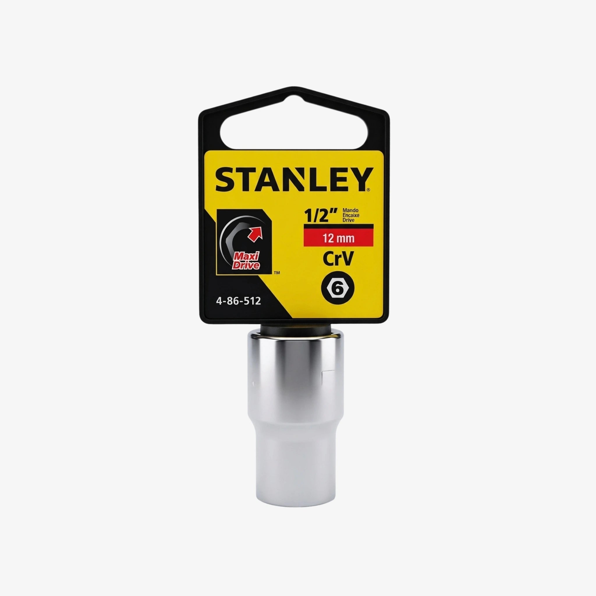 Dado Corto 1/2" 12mm | STANLEY