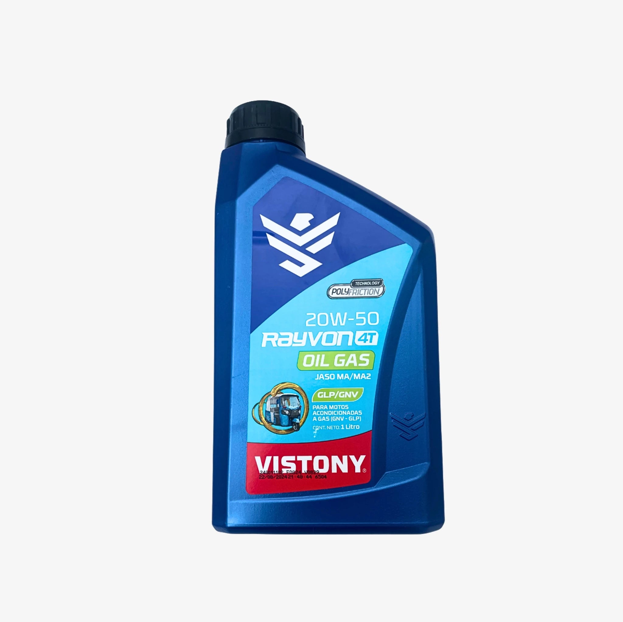 ACEITE MULTIGRADO VISTONY OIL GAS 20W-50 GLP/GNV