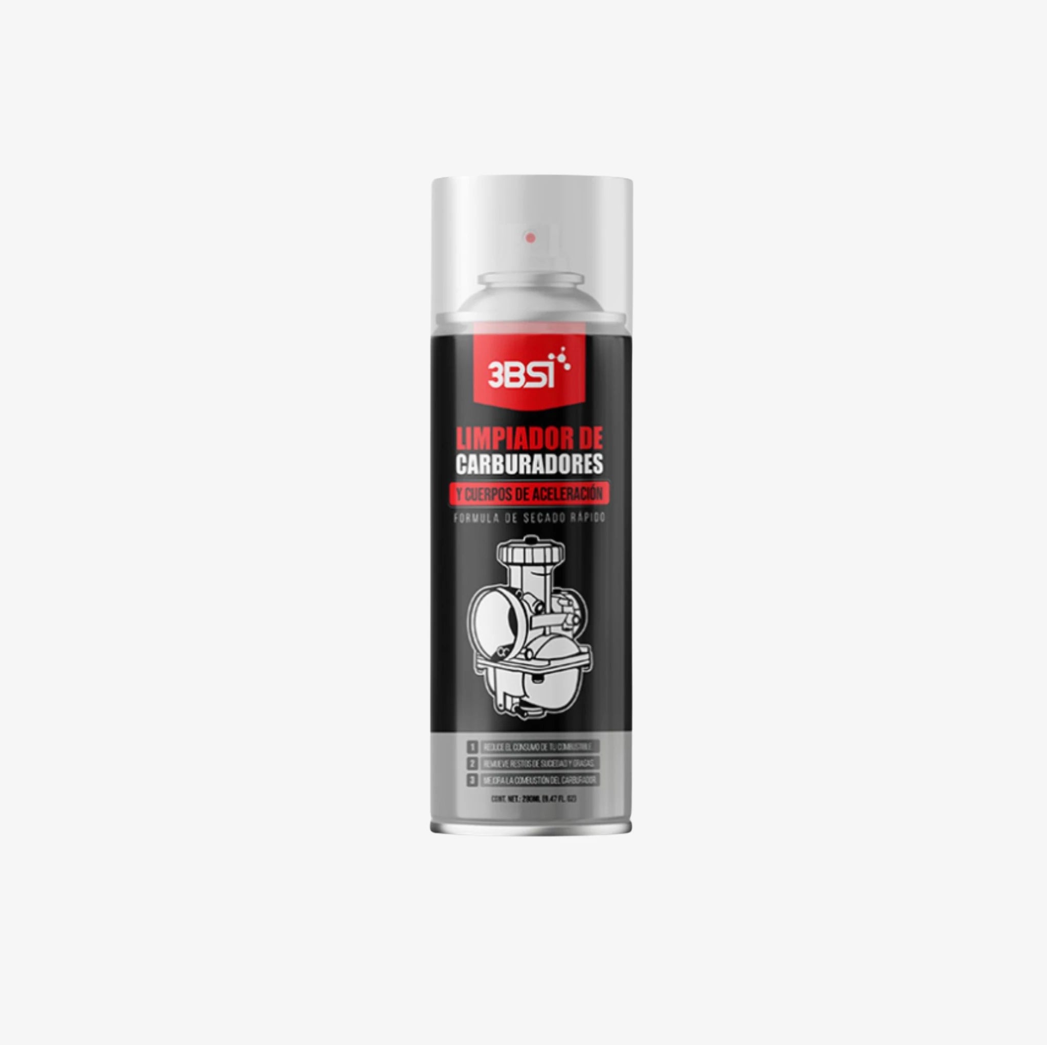 LIMPIADOR DE CARBURADORES Y CUERPOS 3BSI - 280 ML | CHICO