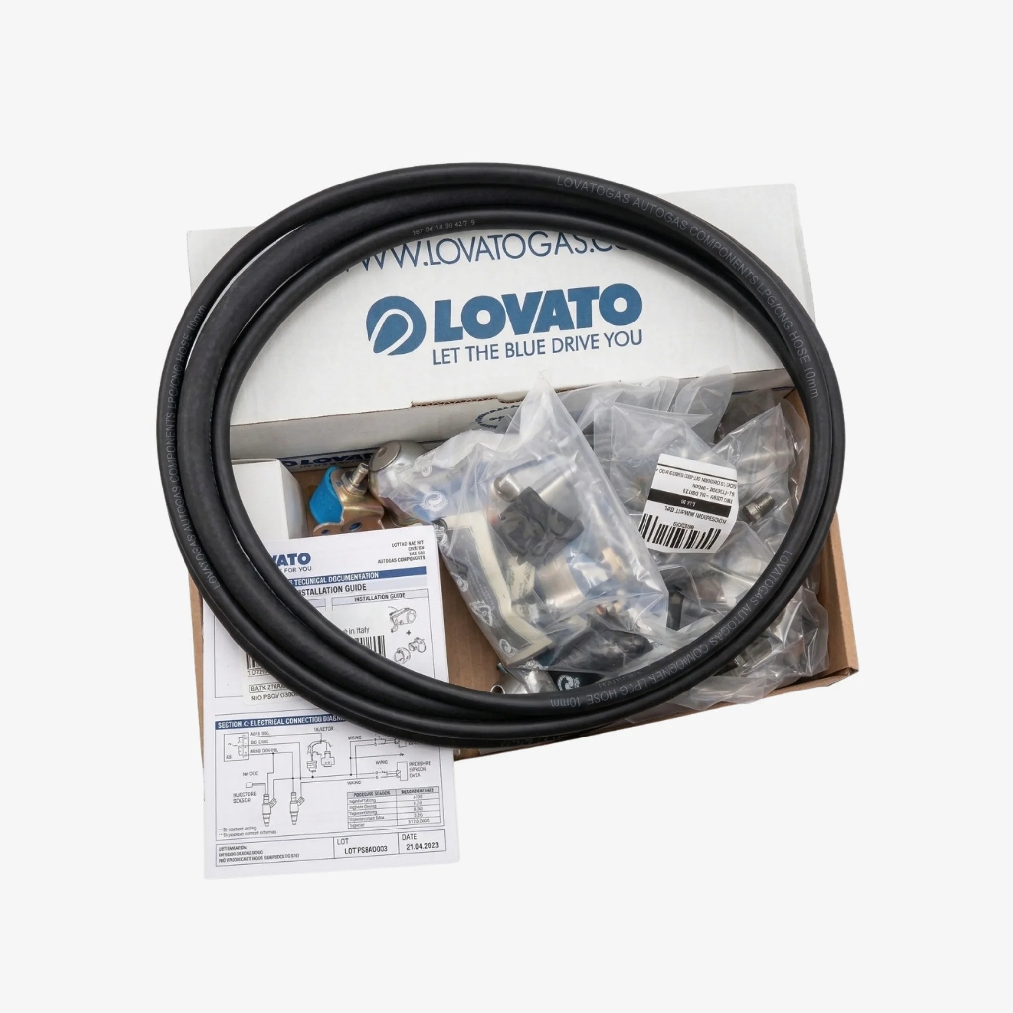 KIT COMPLETO DE GAS GRANDE LOVATO